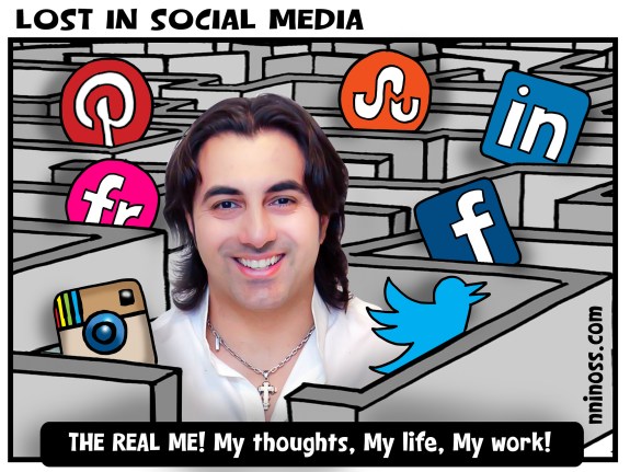 lost in social media