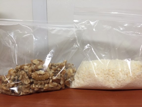 coconuts and walnuts